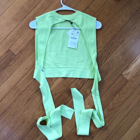 Zara green top - Picture 4 of 4